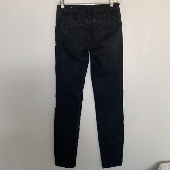 Jolt skinny Jeans Size 0 Black with Zipper pockets. - Picture 3 of 15